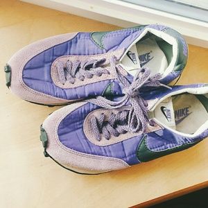 Retro purple Nike sneakers